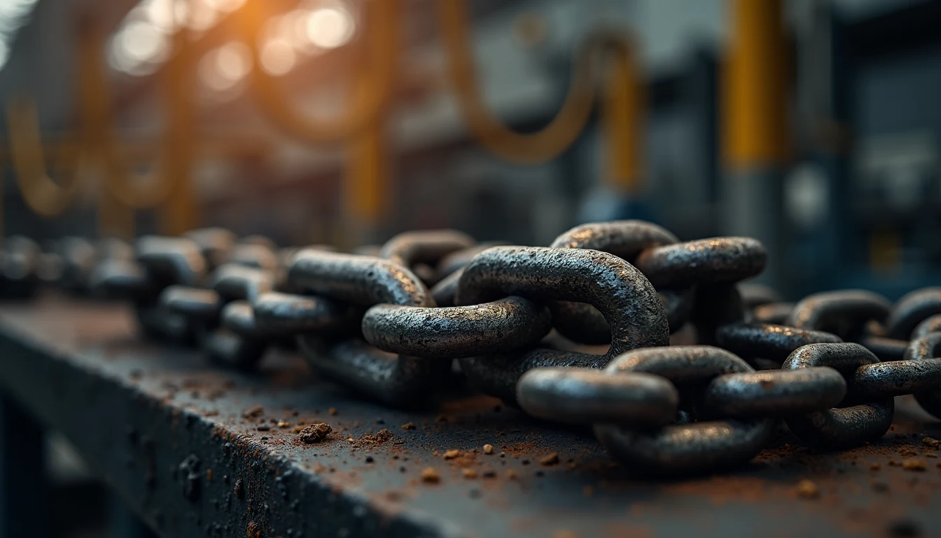 Steel material types and surface treatments in industrial chain and gear systems