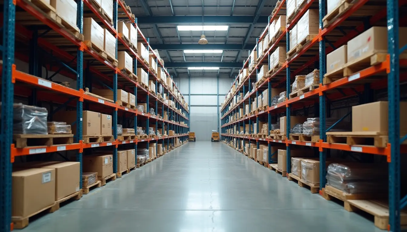 Industrial chain and gear supply warehouse layout and stock management