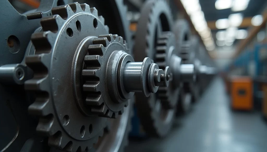Chain-sprocket assembly fit test in a factory environment