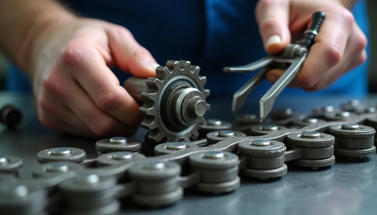 Chain and gear sample inspection